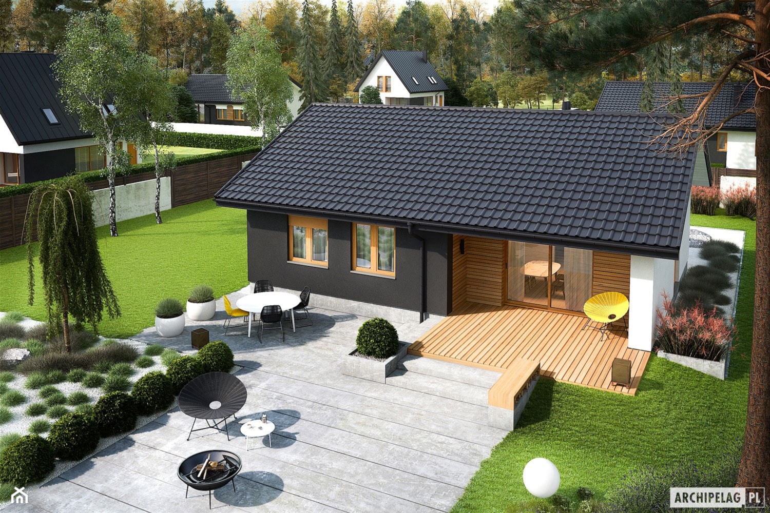 Projekt domu Mini 3 - Domy - zdjęcie od ARCHIPELAG Pracownia Projektowa - Homebook