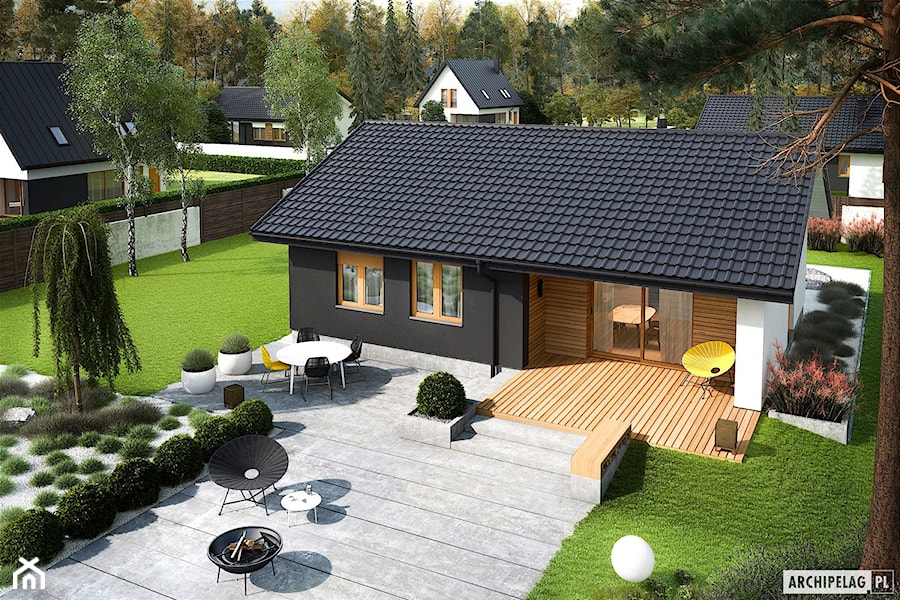 Projekt domu Mini 3 - Domy - zdjęcie od ARCHIPELAG Pracownia Projektowa
