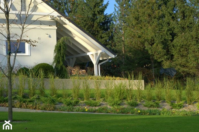 Aranżacja rabaty w ogrodzie przydomowym - zdjęcie od Travo - Homebook