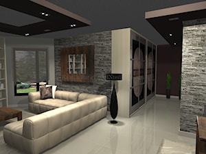 Projekt przestrzeni otwartej domu jednorodzinnego - zdjęcie od Kamila Ratajczyk. INterior Design. Aranżacja, Projektowanie wnętrz.