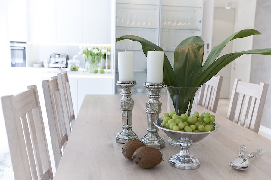 Apartament Biały - Salon, styl minimalistyczny - zdjęcie od Chałupko Design