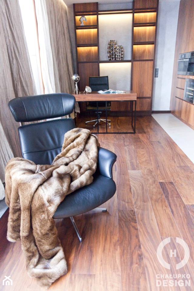 Penthouse Wilanów z tarasem - w duchu ponadczasowej elegancji - Salon, styl nowoczesny - zdjęcie od Chałupko Design - Homebook