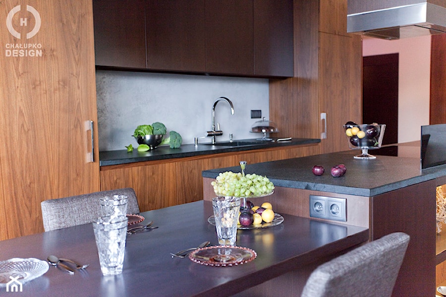Penthouse Wilanów z tarasem - w duchu ponadczasowej elegancji - Kuchnia, styl nowoczesny - zdjęcie od Chałupko Design