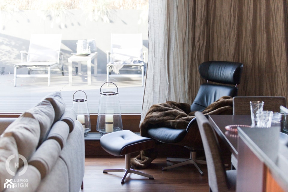 Penthouse Wilanów z tarasem - w duchu ponadczasowej elegancji - Salon, styl nowoczesny - zdjęcie od Chałupko Design - Homebook