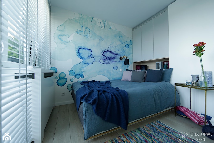 Konkurs - mała przestrzeń - wielka zmiana - Sypialnia, styl nowoczesny - zdjęcie od Chałupko Design