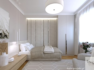 Dom w Maciejowicach pow. 120 m2 - Sypialnia, styl nowoczesny - zdjęcie od 4ma projekt