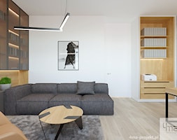Dom pod Warszawą 500m2 - Biuro, styl nowoczesny - zdjęcie od 4ma projekt - Homebook