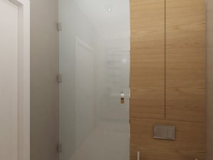 Projekt mieszkania 78 m2 na Woli. - Mała bez okna łazienka, styl nowoczesny - zdjęcie od 4ma projekt