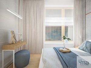 Mieszkanie opow. 55m2 - Wola - Sypialnia, styl nowoczesny - zdjęcie od 4ma projekt