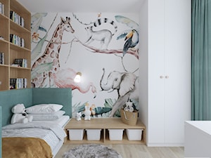 Mieszkanie 67 m2 na Młocinach - Pokój dziecka, styl nowoczesny - zdjęcie od 4ma projekt