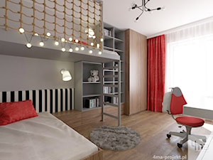 Mieszkanie 135m2 na Szczęśliwicach - Pokój dziecka, styl nowoczesny - zdjęcie od 4ma projekt