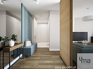 Mieszkanie 128 m2 - Gocławek - Hol / przedpokój, styl nowoczesny - zdjęcie od 4ma projekt