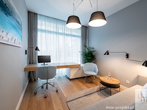 Dom 310 m2 - Biuro, styl nowoczesny - zdjęcie od 4ma projekt