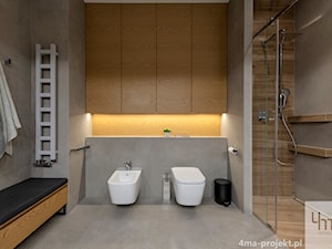 Dom 310 m2 - Łazienka, styl nowoczesny - zdjęcie od 4ma projekt