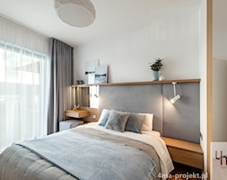 Mieszkanie o pow. 129 m2 - Mokotów - Sypialnia, styl nowoczesny - zdjęcie od 4ma projekt