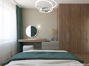 Mieszkanie 135m2 na Szczęśliwicach - Sypialnia, styl nowoczesny - zdjęcie od 4ma projekt
