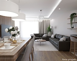 Mieszkanie 135m2 na Szczęśliwicach - Salon, styl nowoczesny - zdjęcie od 4ma projekt - Homebook
