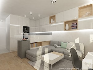 Projekt mieszkania w Pruszkowie - pow. 52,5 m2.