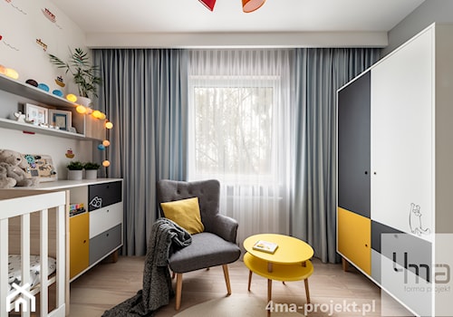Mieszkanie 83 m2 - Wola - Pokój dziecka, styl nowoczesny - zdjęcie od 4ma projekt