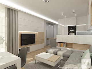Projekt mieszkania w Pruszkowie - pow. 52,5 m2.