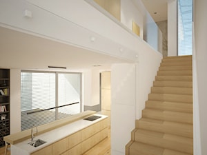 Dom 310 m2. - Schody, styl nowoczesny - zdjęcie od 4ma projekt