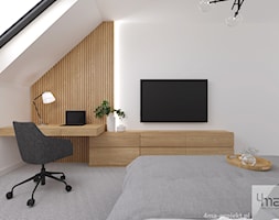 Dom pod Warszawą 500m2 - Sypialnia, styl nowoczesny - zdjęcie od 4ma projekt - Homebook