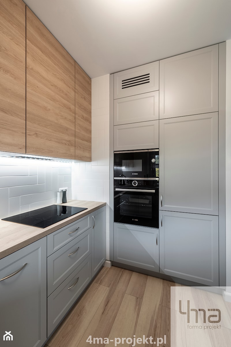 Mieszkanie 83 m2 - Wola - Kuchnia, styl nowoczesny - zdjęcie od 4ma projekt