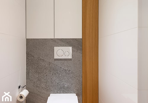 Dom w Zawadach - Mała bez okna łazienka, styl nowoczesny - zdjęcie od 4ma projekt