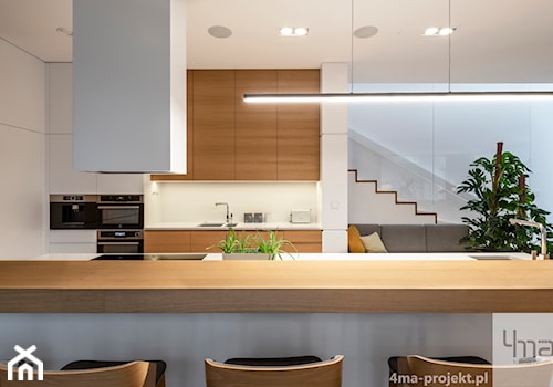 Dom 310 m2 - Kuchnia, styl nowoczesny - zdjęcie od 4ma projekt