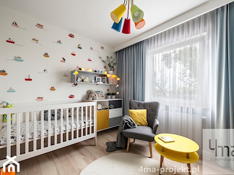 Aranżacje wnętrz - Pokój dziecka: Mieszkanie 83 m2 - Wola - Pokój dziecka, styl nowoczesny - 4ma projekt. Przeglądaj, dodawaj i zapisuj najlepsze zdjęcia, pomysły i inspiracje designerskie. W bazie mamy już prawie milion fotografii!