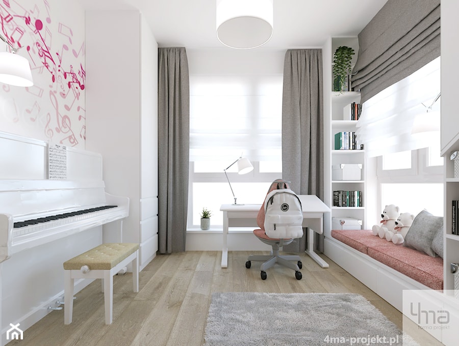 Dom 127m2 na Białołęce - Pokój dziecka, styl nowoczesny - zdjęcie od 4ma projekt