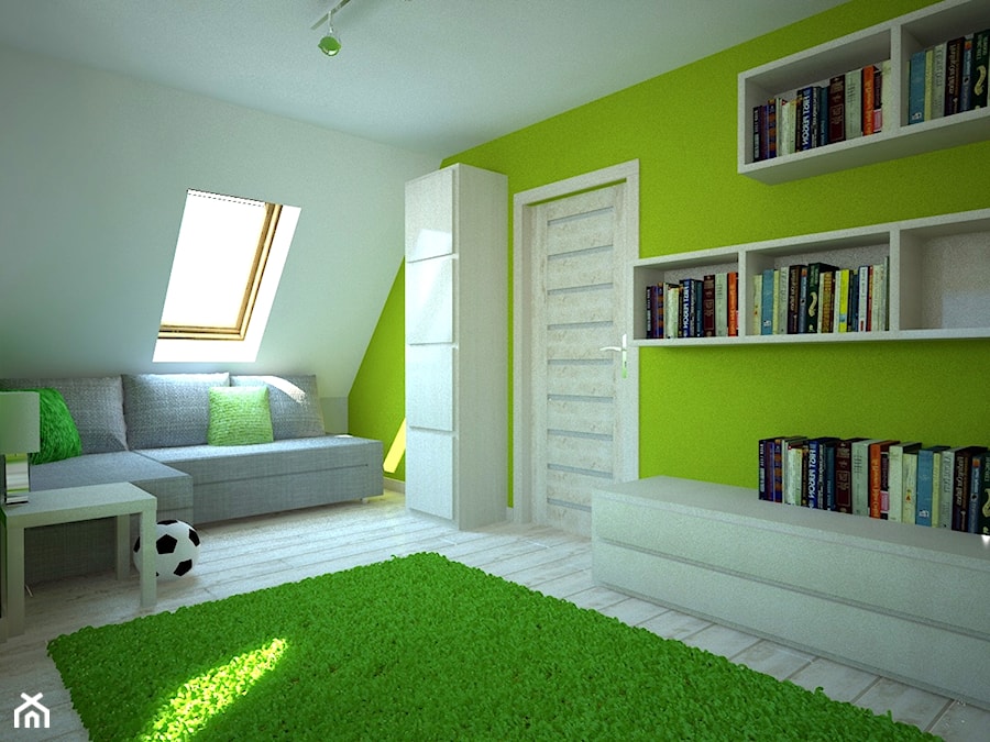Zielony pokój dziecięcy - zdjęcie od Carolineart
