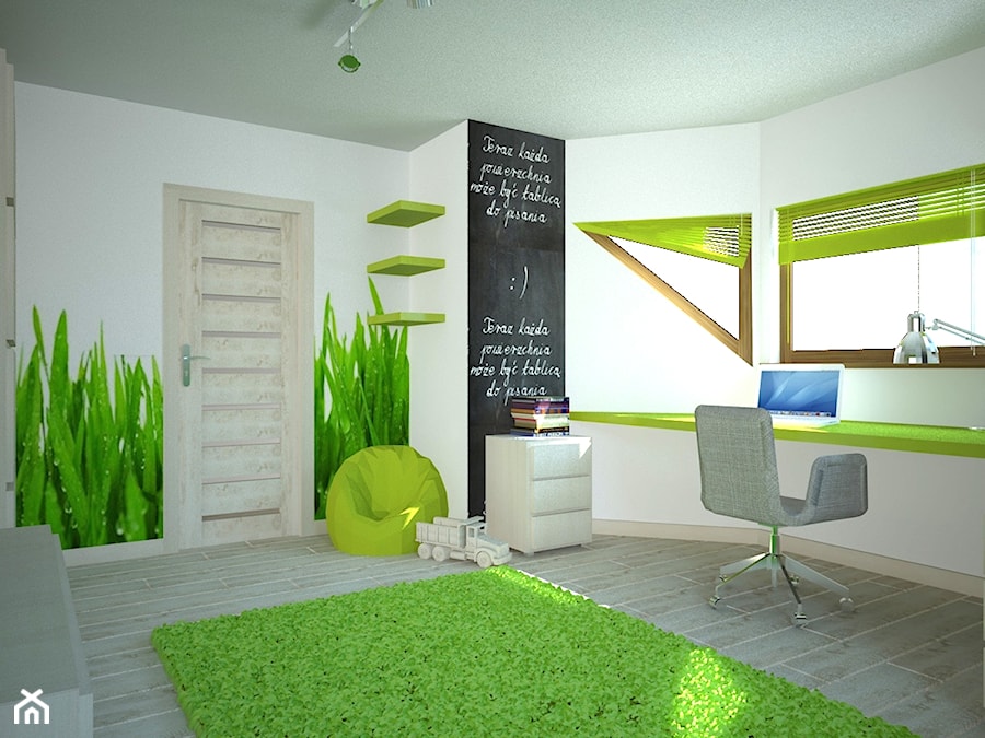Zielony pokój dziecięcy. - zdjęcie od Carolineart
