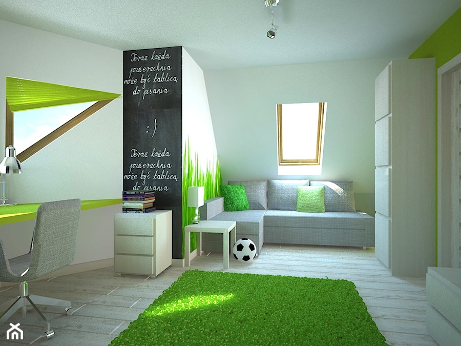 Zielony pokój dziecięcy. - zdjęcie od Carolineart