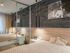 Kościańska sypialnia - Mała sypialnia, styl nowoczesny - zdjęcie od Carolineart