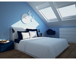 Niebieska sypialnia