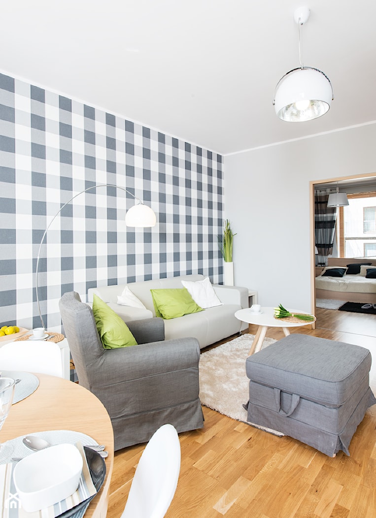 Nowoczesne mieszkanie z barwnymi akcentami - Salon, styl nowoczesny - zdjęcie od GALERIE VENIS - Homebook