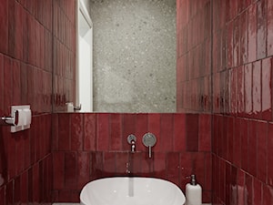 Kolor roku 2023 w połączeniu z terazzo w projekcie łazienki - zdjęcie od GALERIE VENIS