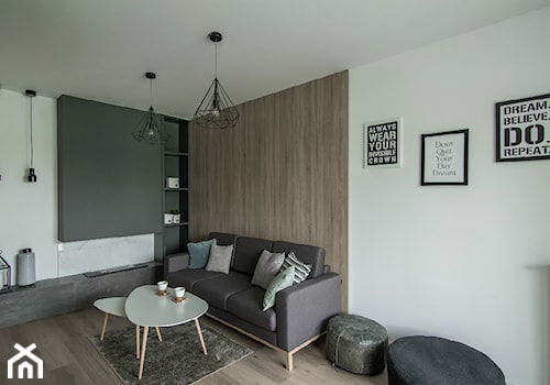 Designerskie mieszkanie w stylu nowoczesnym - Średni biały salon, styl nowoczesny - zdjęcie od GALERIE VENIS