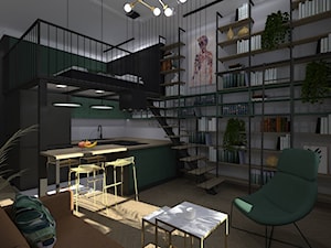 Mieszkanie z Antresolą - Salon, styl nowoczesny - zdjęcie od CKkwadrat