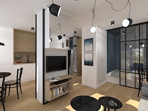Metamorfoza Mieszkania 33 m2 - Salon, styl nowoczesny - zdjęcie od CKkwadrat