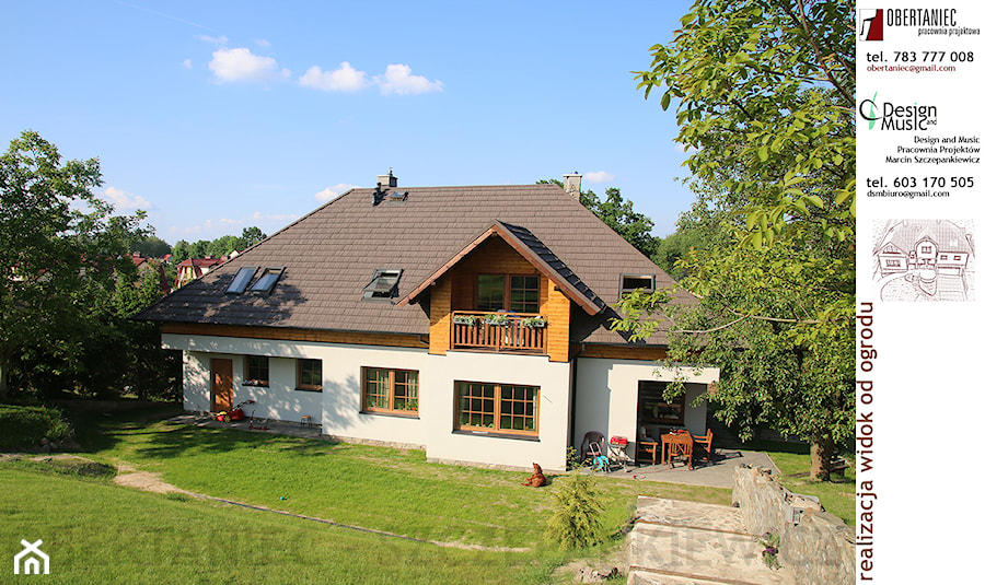 Dom w Trzebnicy - Średnie parterowe domy jednorodzinne murowane z czterospadowym dachem - zdjęcie od INWENSO ARCHITEKCI