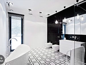 Łazienka Black & White - zdjęcie od Biuro Projektów MOYA