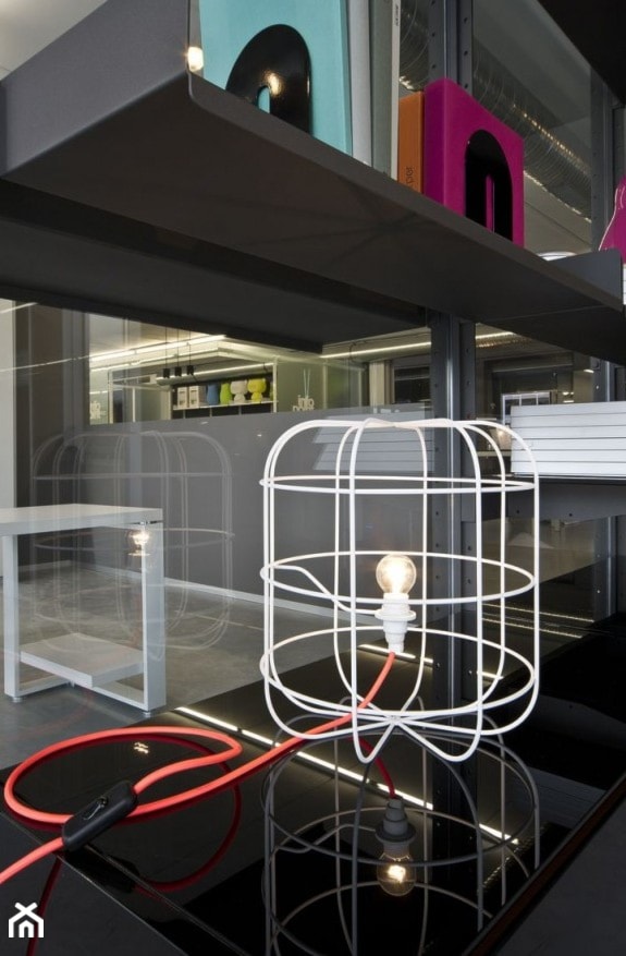 Lampa stojąca LA CAGE Dark - zdjęcie od Pufa Design