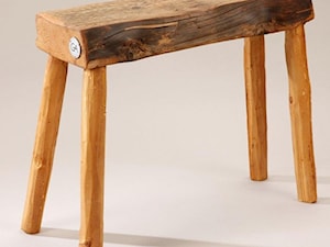 Ławka drewniana naturalne drewno - Projekt Stołek - zdjęcie od Pufa Design