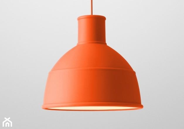 Lampa z silikonu Unfold Muuto - pomarańczowa - zdjęcie od Pufa Design