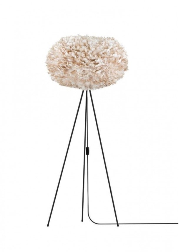 Lampa z piór Eos Light Brown Vita Copenhagen - jasnobrązowy - zdjęcie od Pufa Design