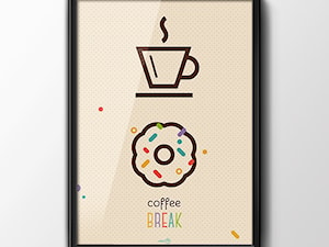 Plakat 'Coffee break' - zdjęcie od Pufa Design