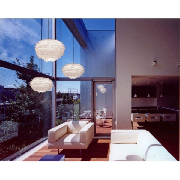 Grupa pierzastych lamp EOS mini - zdjęcie od Pufa Design
