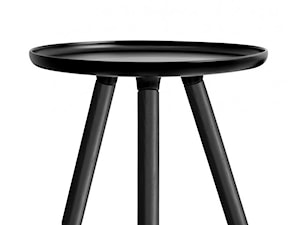 Stolik TABLO Normann Copenhagen - okrągły czarny - zdjęcie od Pufa Design